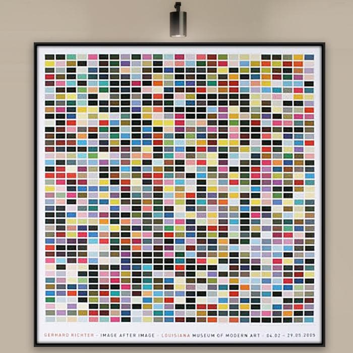 額装済/1025Colors/ゲルハルトリヒター/インテリア/ポスター/リビング