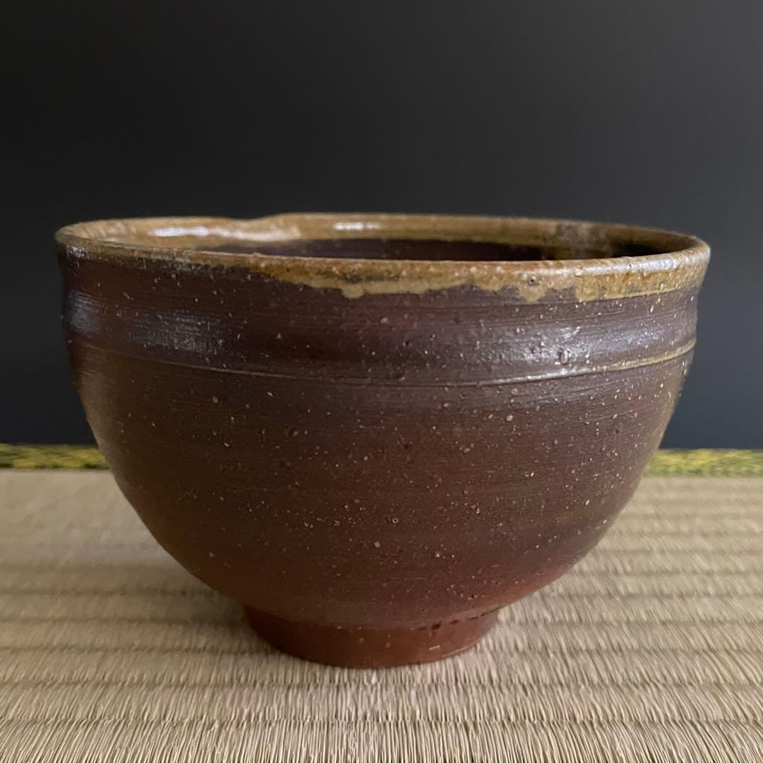 備前焼 浦上善次 茶碗 茶道具 骨董品 879