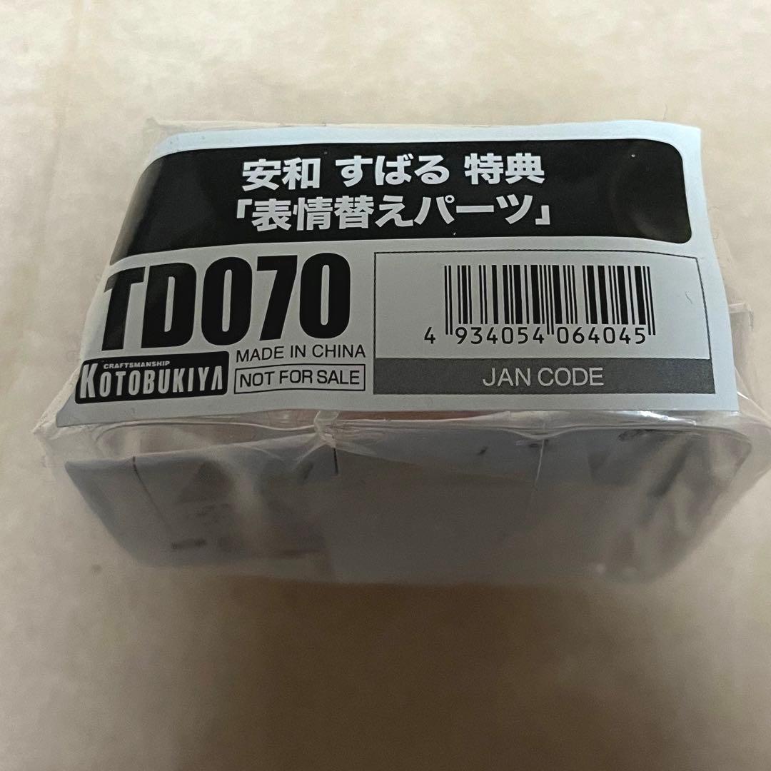 ガールズバンドクライ ガルクラ　安和すばる コトブキヤ　表情替えパーツ