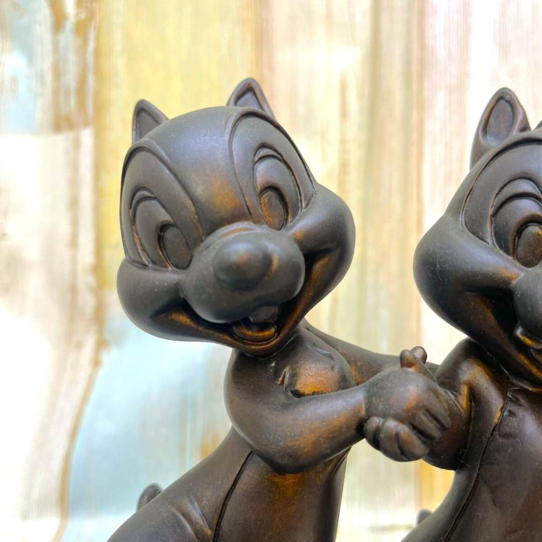 激レア★チップとデール Chip＆Dale チップ＆デール ブロンズ像