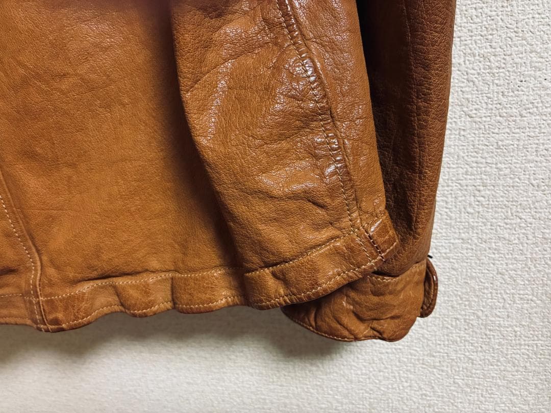 FAKTOR ファクター レザージャケット Mサイズ イタリア製 キャメル