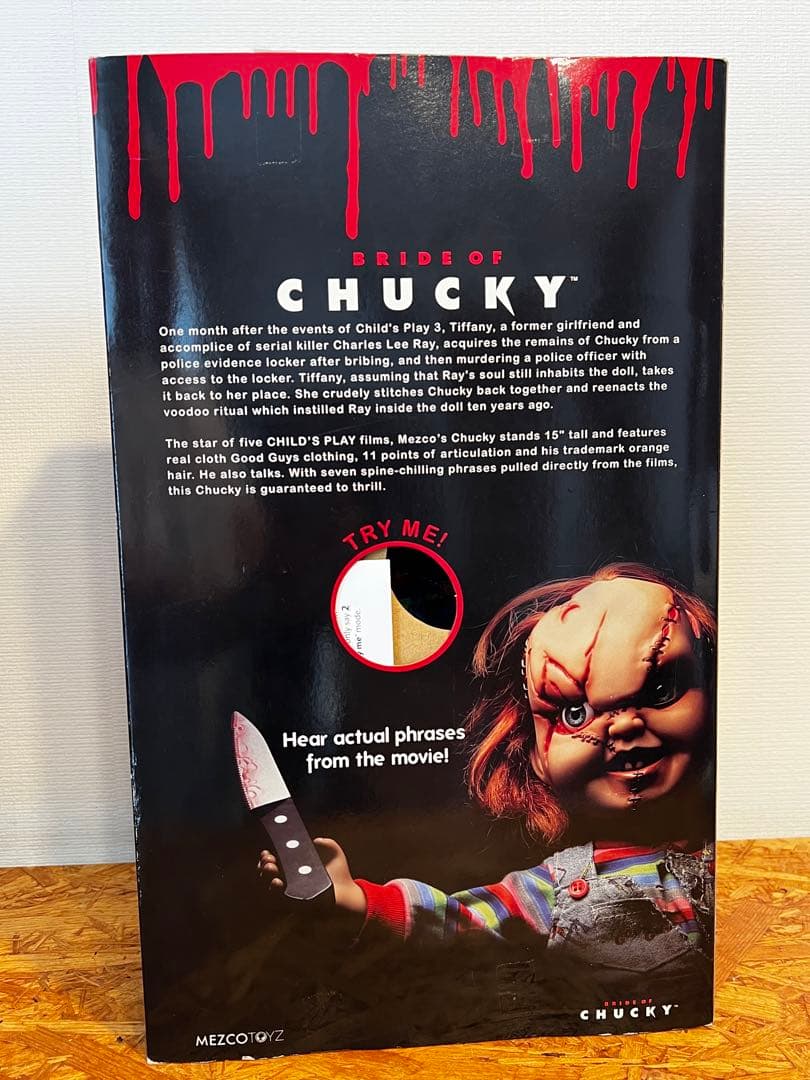 新古品！MEZCO チャッキー ティファニー　トーキング フィギュア高さ38cm