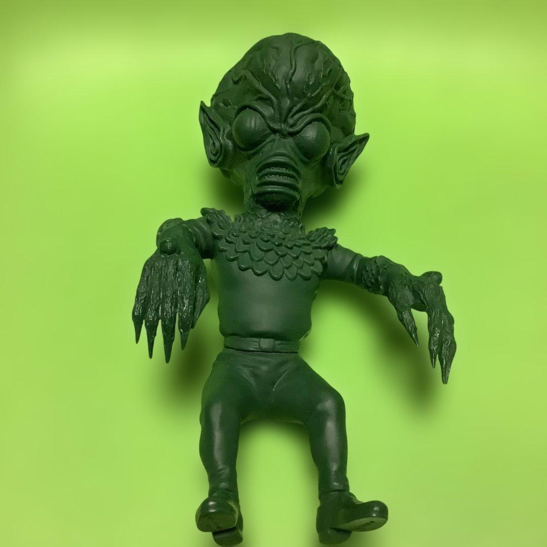 ビリケン商会★ソフビ★ガレージキット★大頭人★ハマハヤオ★暗闇の悪魔★組み立て済