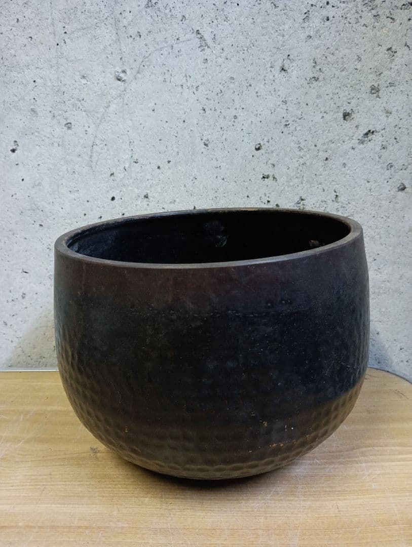 蔵出し 特大おりん ビンテージ 仏具 槌目紋様