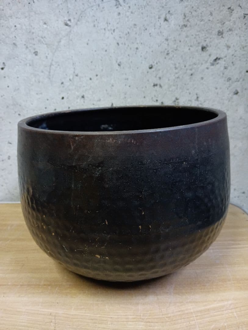 蔵出し 特大おりん ビンテージ 仏具 槌目紋様
