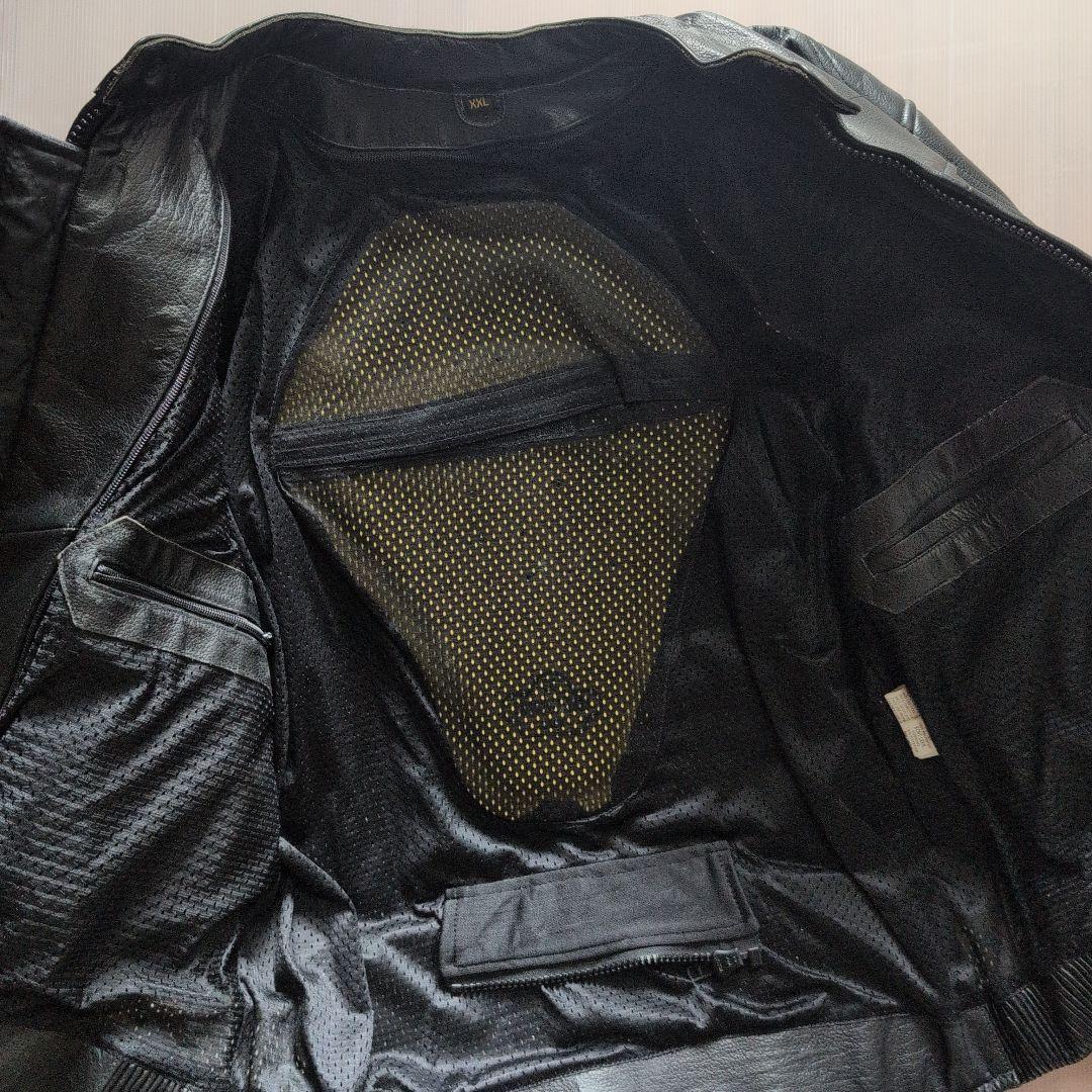 ライダース　レザージャケットXXＬ レザーズボン34インチセット