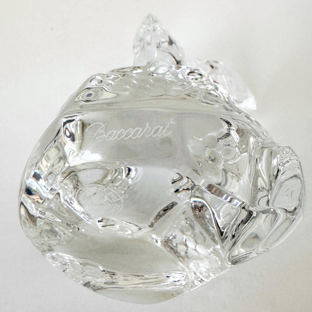 【バカラ】動物 ヘビ 蛇 置物 インテリア★美品★幸運