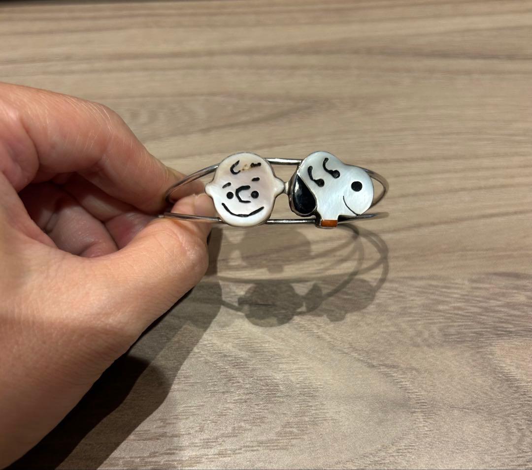 Zuni ズニ族　ピーナッツ　バングル　 スヌーピー