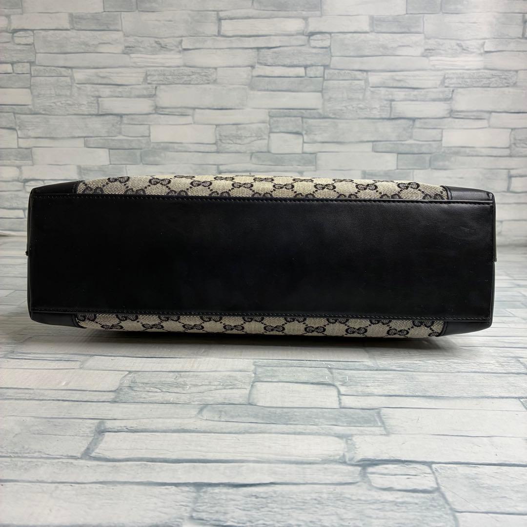 極美品　145 GUCCI グッチ　ハンドバッグ　キャンバス　GG柄 hl7