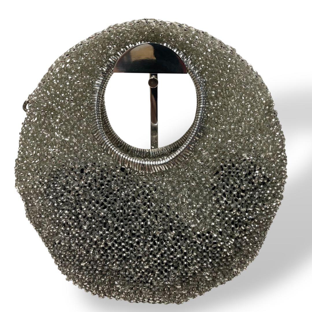 【極美品】アンテプリマ　ワイヤーバッグ　ハンド　リボン　ビジュー　パール　高級感