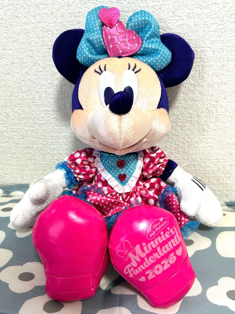 【美品】ディズニー パルパルーザ　ミニー　ぬいぐるみバッチ　ぬいぐるみ　10点