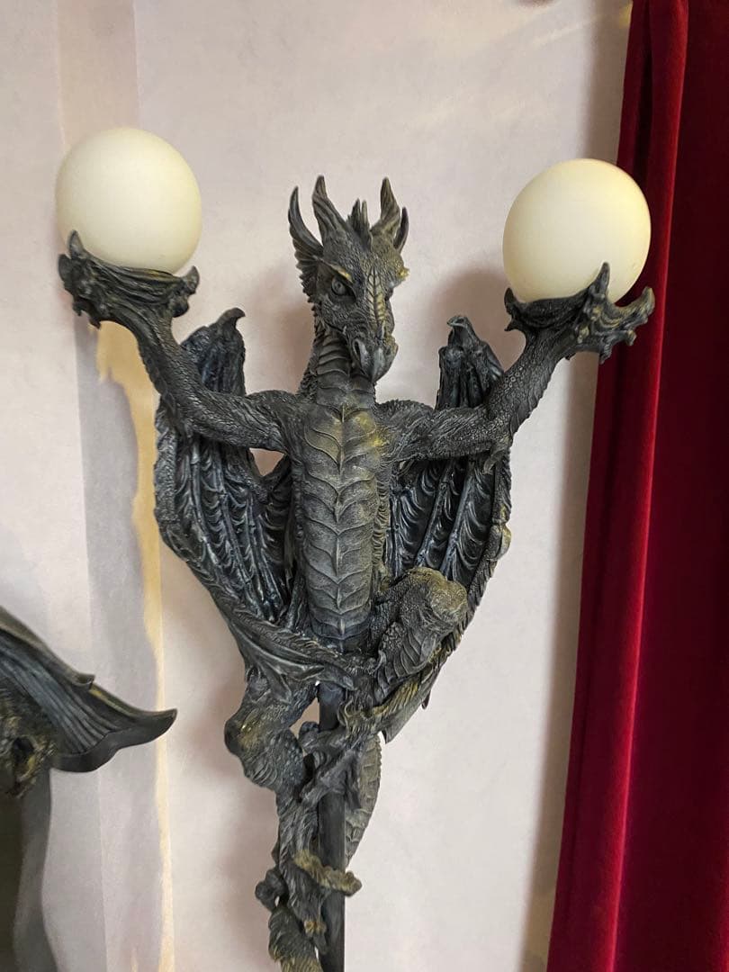 ドラゴンのランプ　飾ってただけで未使用