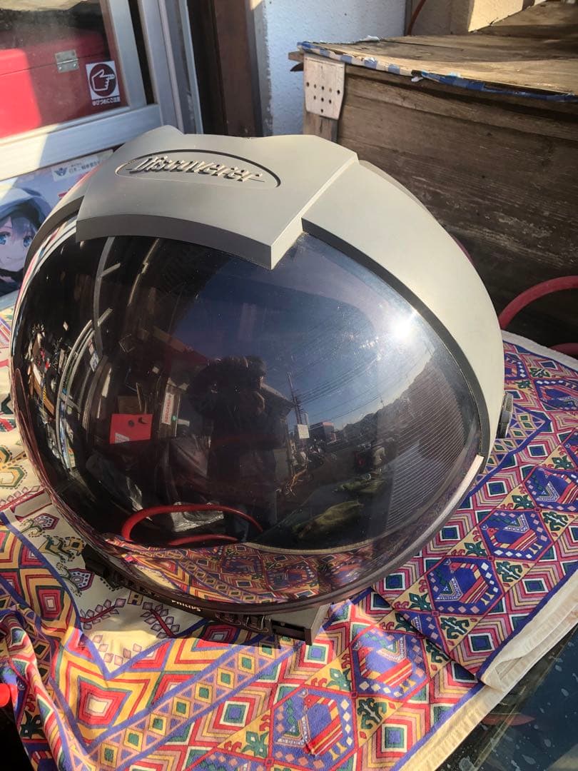 フィリップス ディスカバリー 14S11B ヘルメット ブラウン管 カラーTV