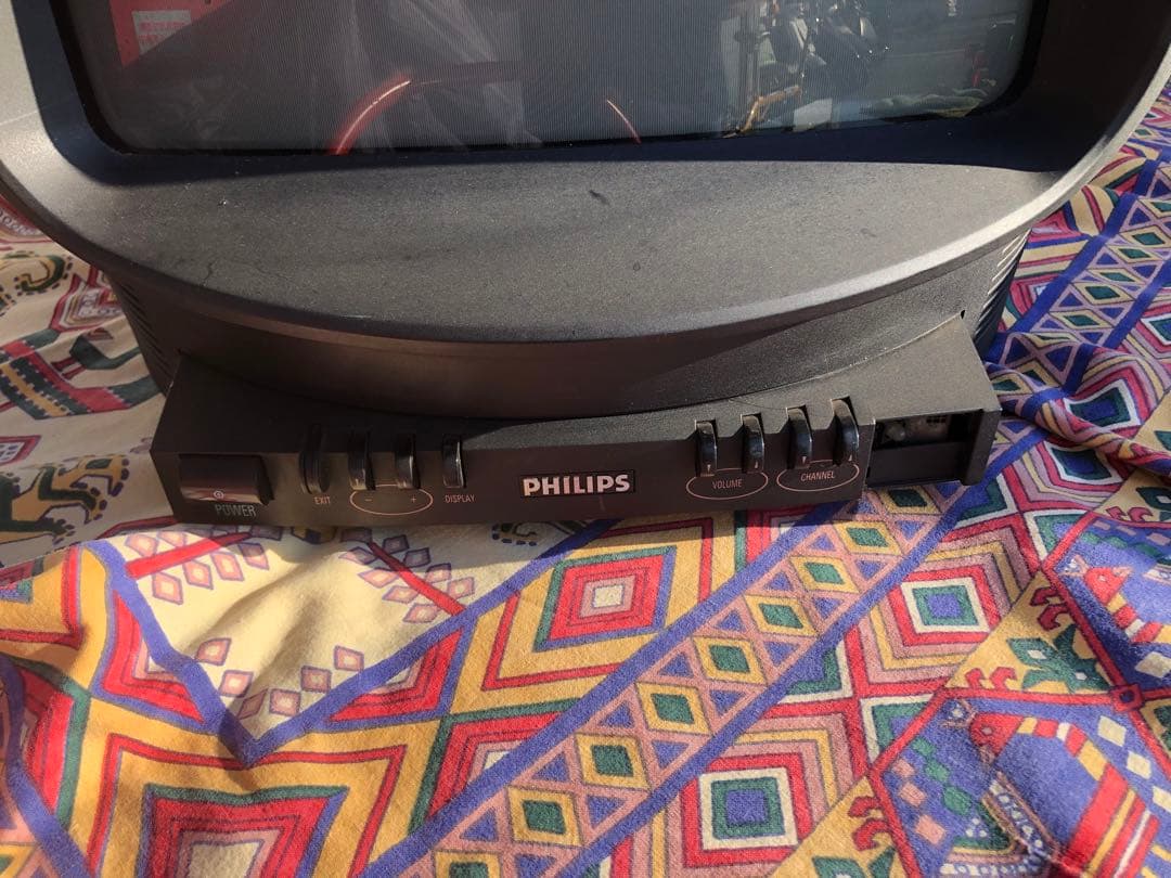 フィリップス ディスカバリー 14S11B ヘルメット ブラウン管 カラーTV