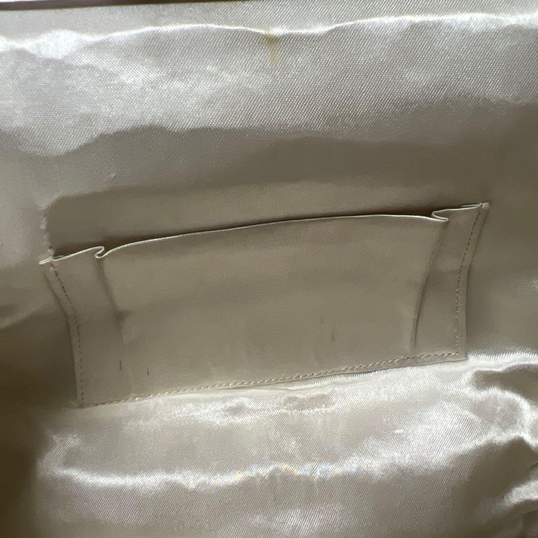 和装用ハンドバッグ 花柄ビーズ　昭和レトロ