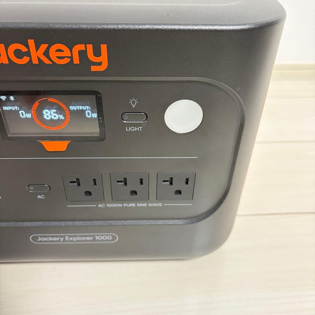 ほぼ未使用！Jackery ポータブル電源 JE-1000D