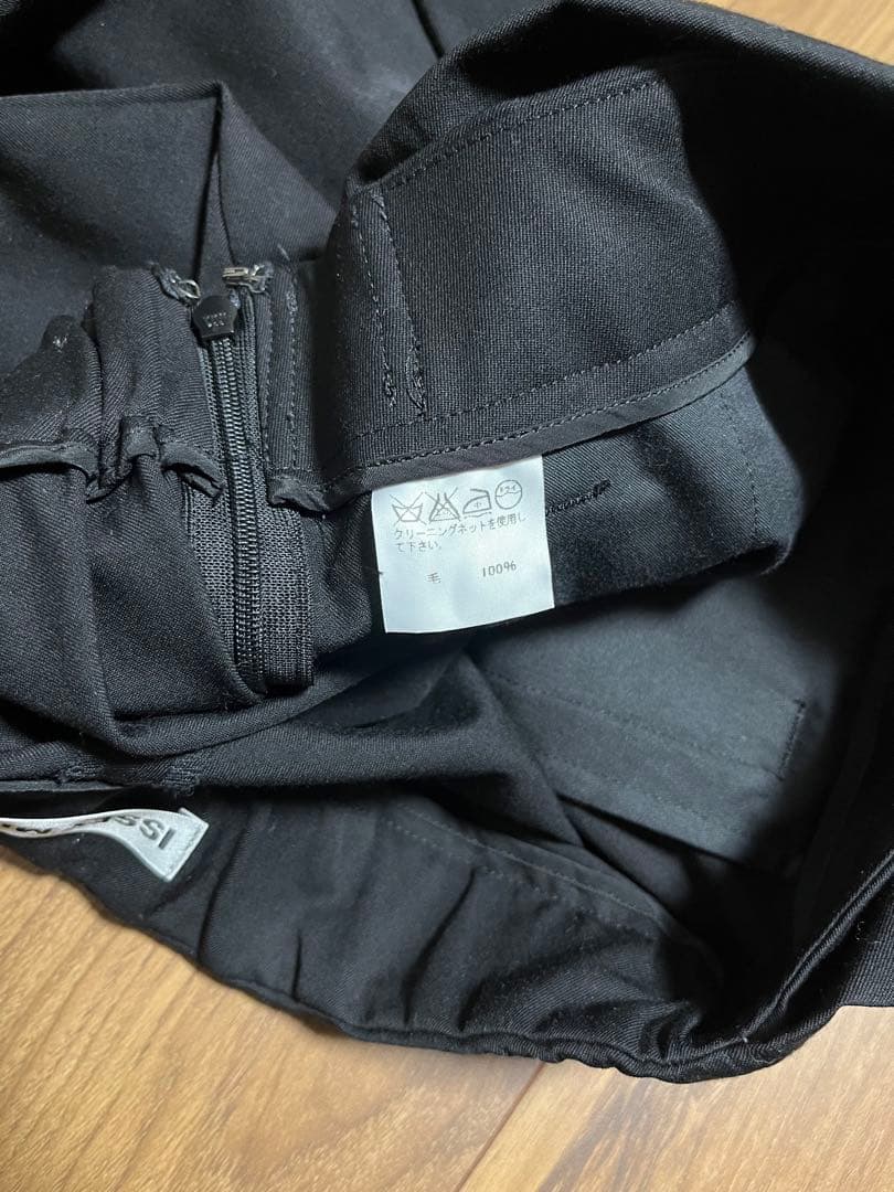 ISSEY MIYAKE 黒ラップスタイル 変形パンツ