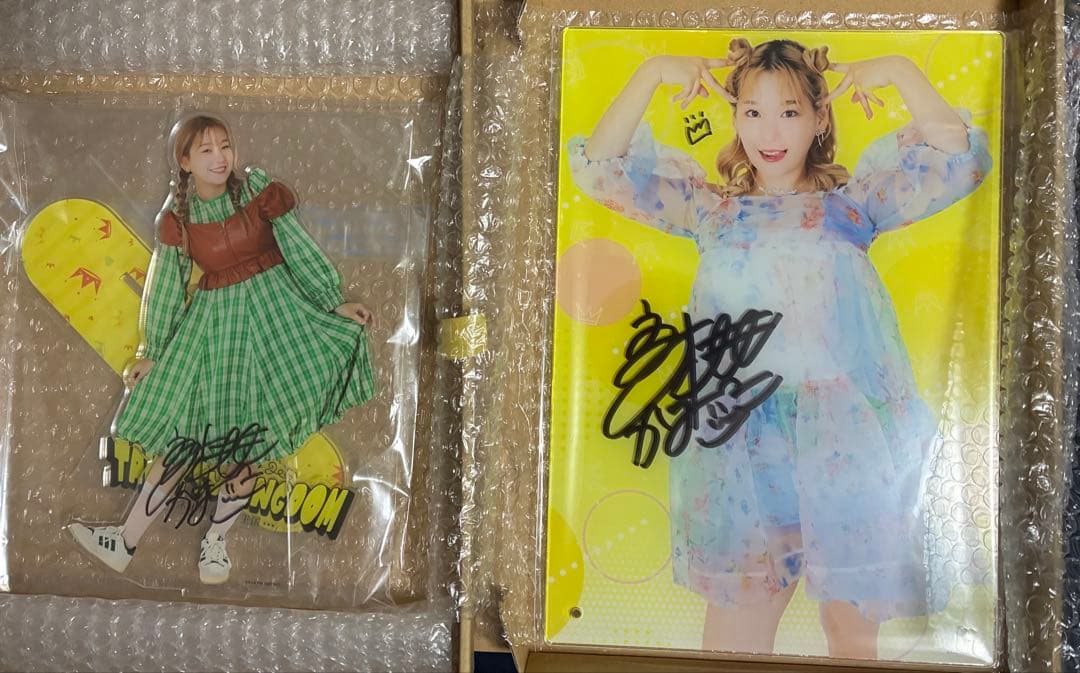 高槻かなこ　直筆サイン入りアクリルスタンド　ラブライブ　国木田花丸　Aqours