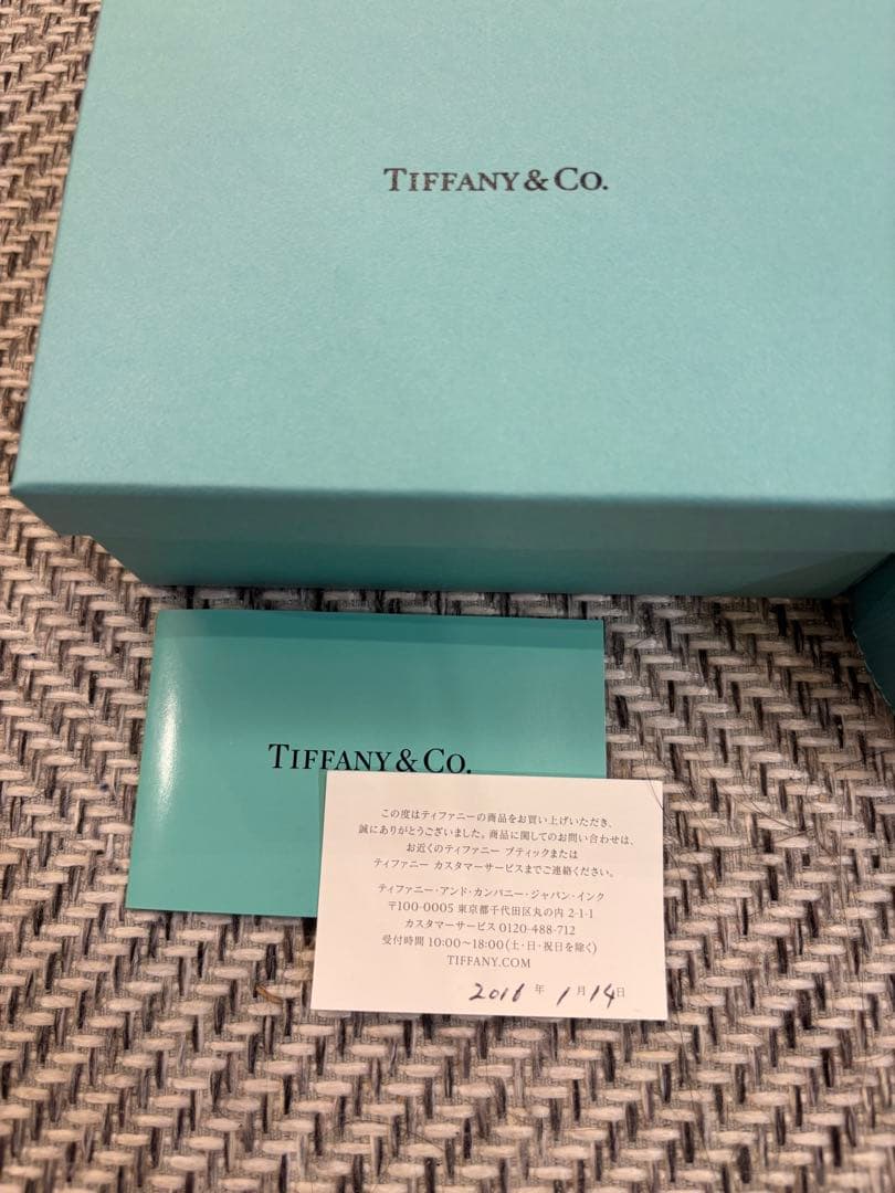 3*︎様 ティファニー レザー ラウンド ジュエリーケース