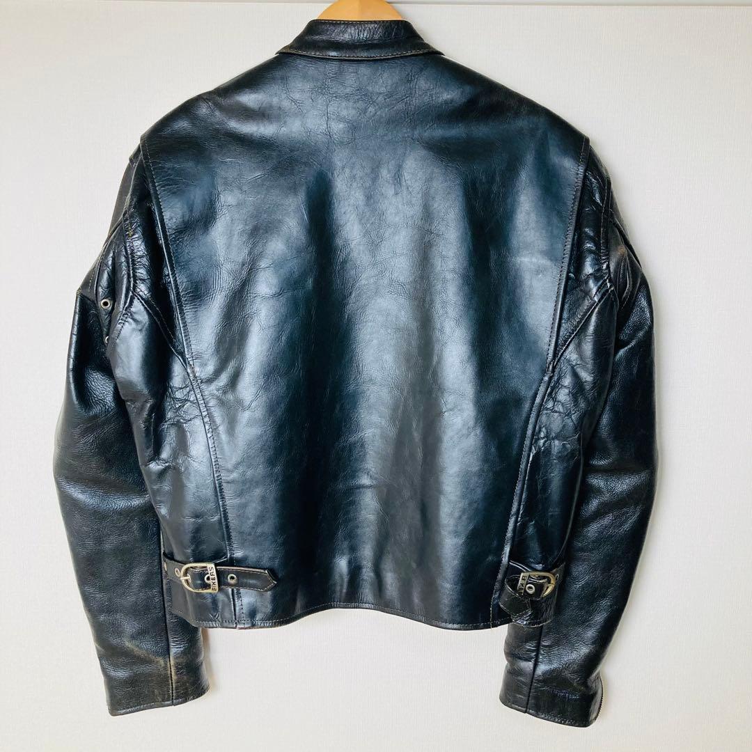 BIKERS モノトーン レーシング シングル ライダースジャケット