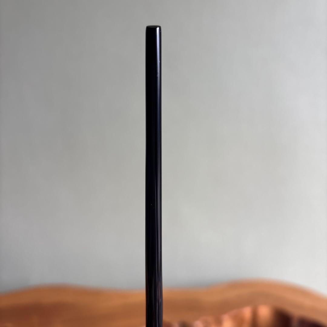 茶杓 銘「清流」 大徳寺松長剛山 水蒔絵茶杓 竹筒 木箱入り