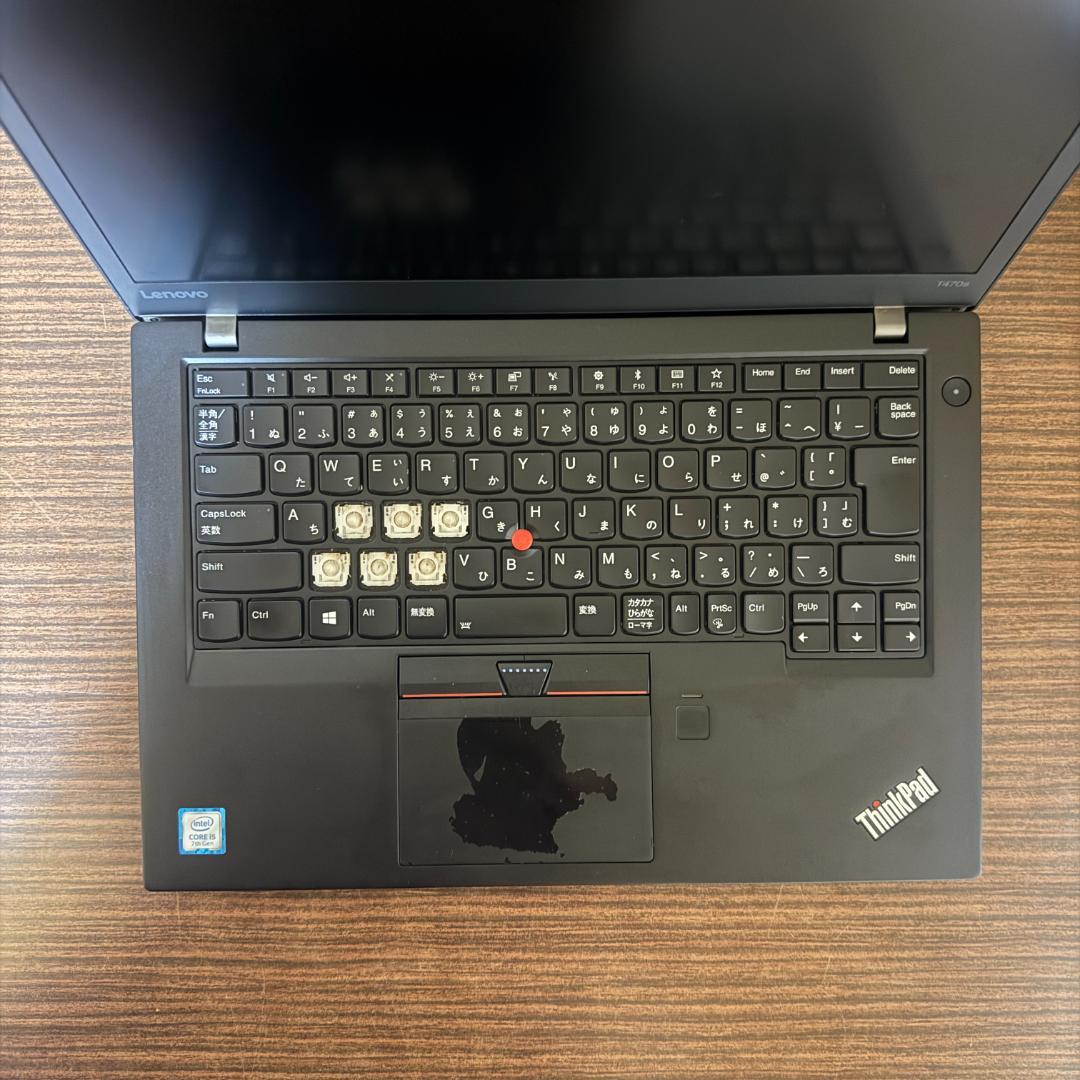 Windowsノート本体 ThinkPad T470s - 8GB RAM, 512GB NVME SSD
