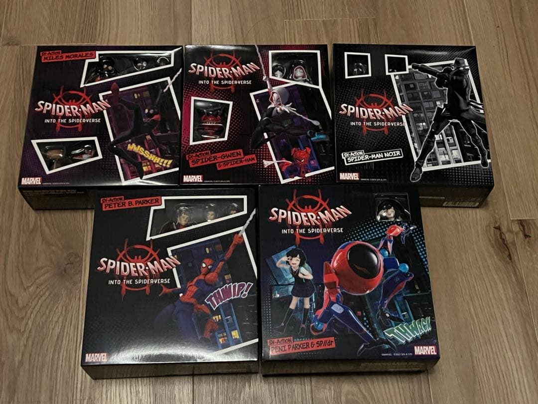 千値練 スパイダーバース 5体セット