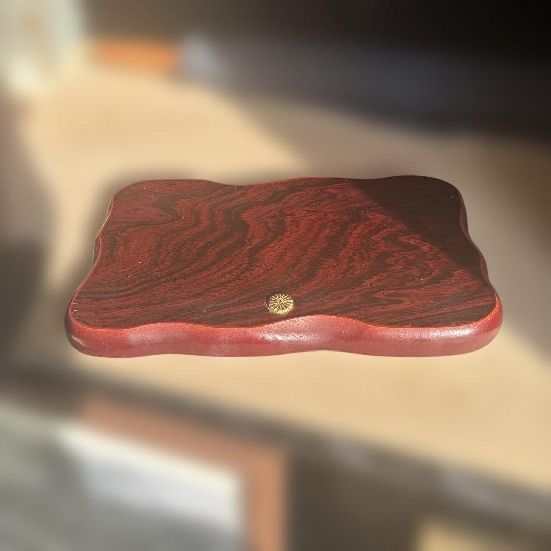 金色の鶴と亀の象嵌　花器 置物　高岡銅器