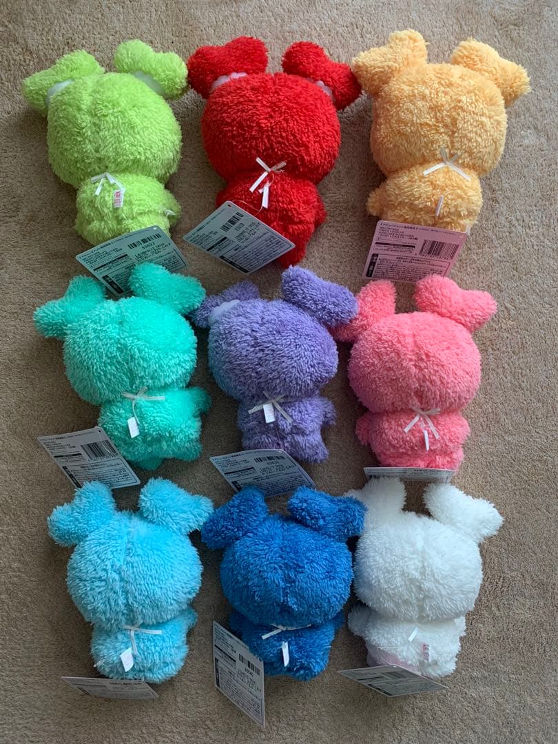 TWICE LOVELYS ふわもこおすわりぬいぐるみ　全9種　セット　@b