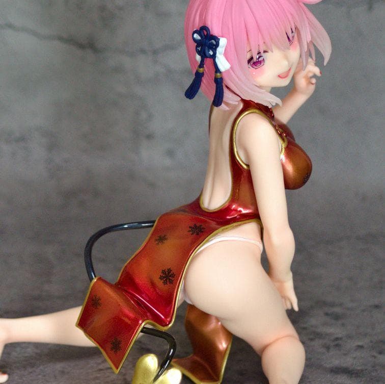 た*し様 リペイント フィギュア Desktop Cute モモ チャイナドレス