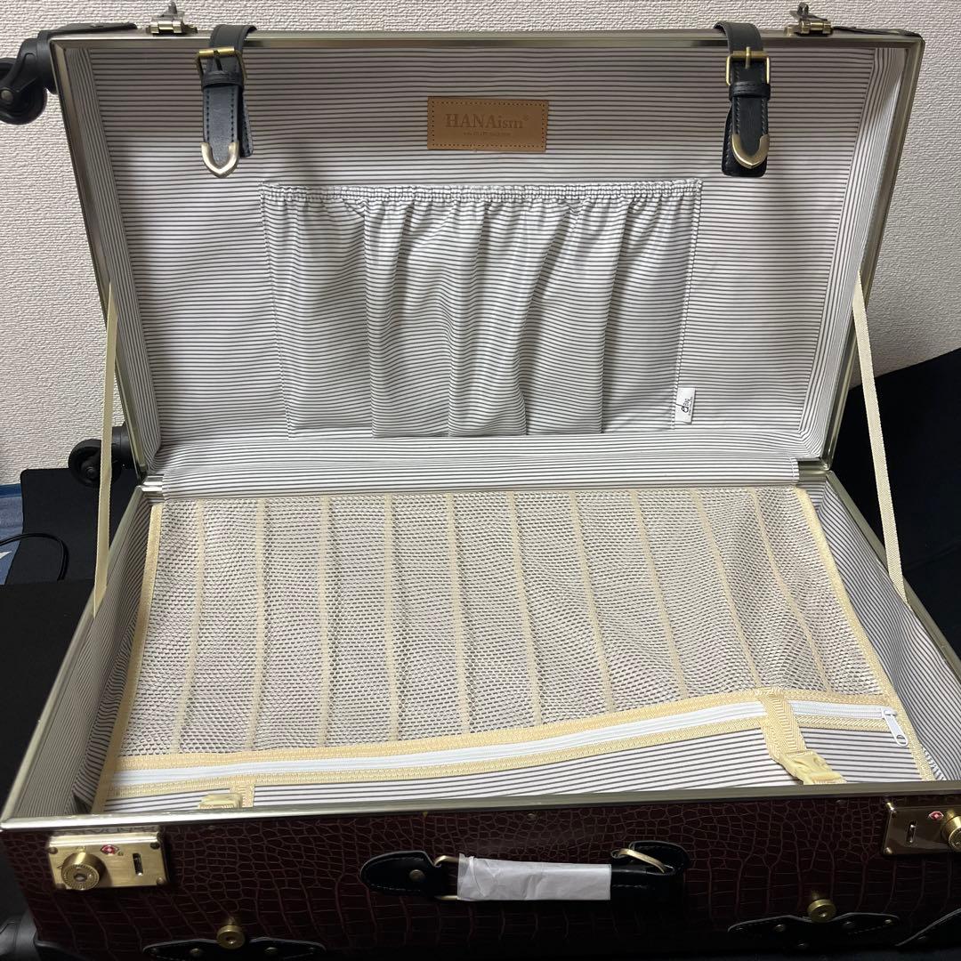 HANAism ハナイズム　キャリーケース　クロコブラウン　XXL セット