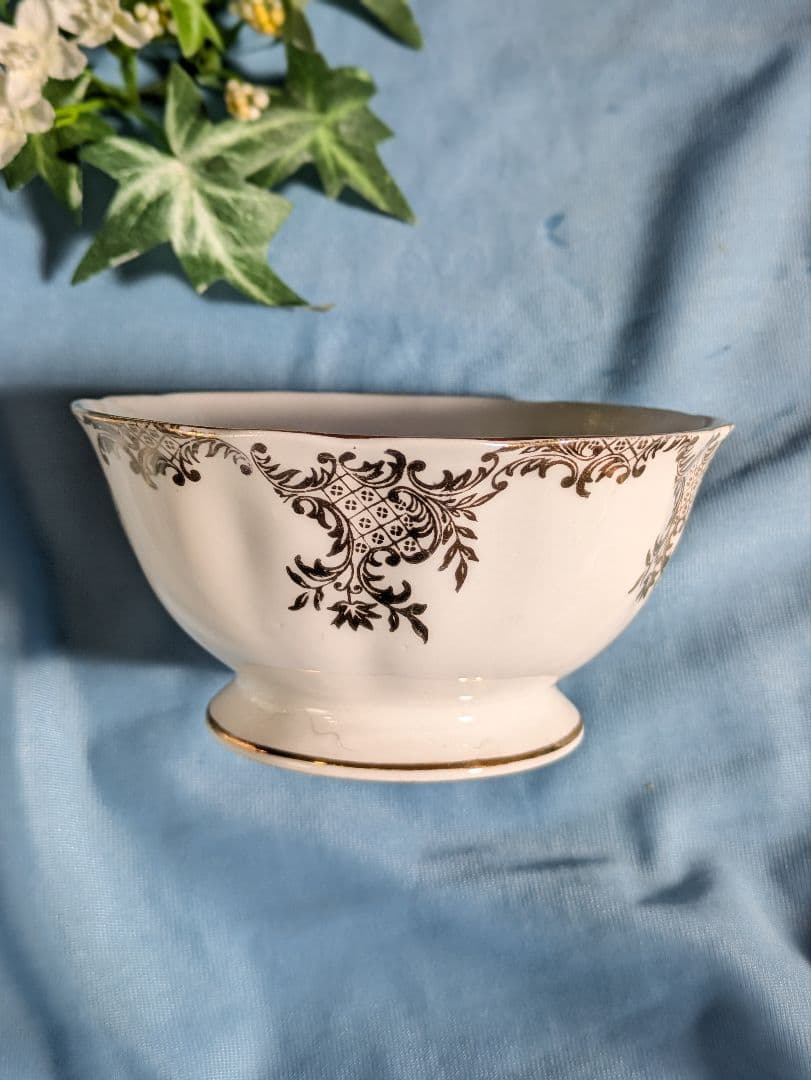 イギリス アンティーク パラゴン クリーマー シュガーボウル セット