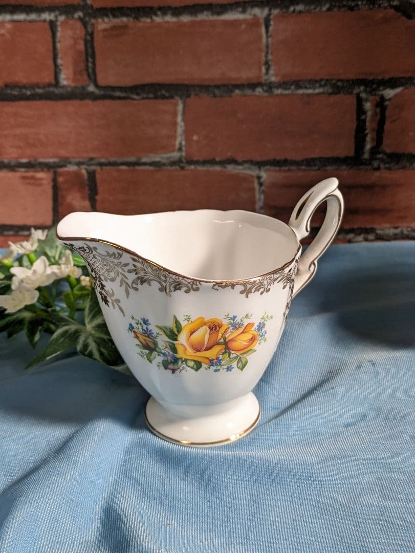 イギリス アンティーク パラゴン クリーマー シュガーボウル セット