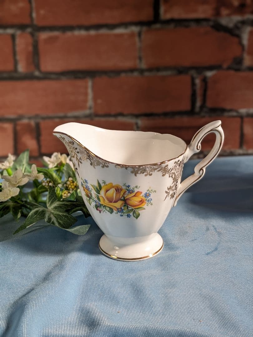 イギリス アンティーク パラゴン クリーマー シュガーボウル セット