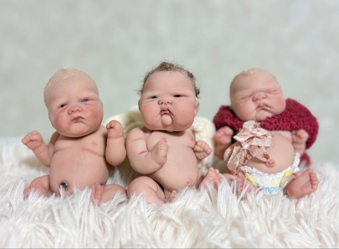 リボーンドール　リボーンベビー　赤ちゃん人形　粘土ベビー
