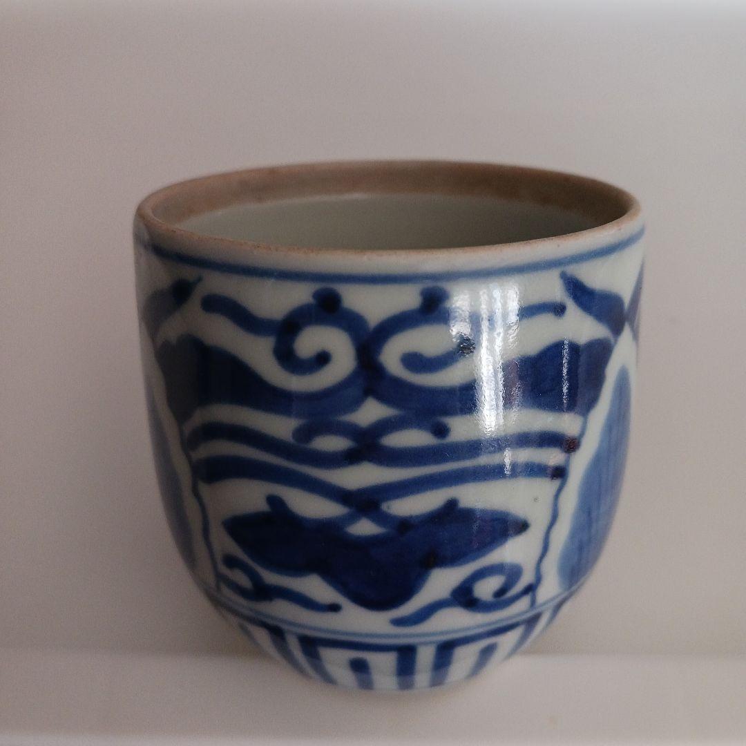 古伊万里　湯呑み茶碗