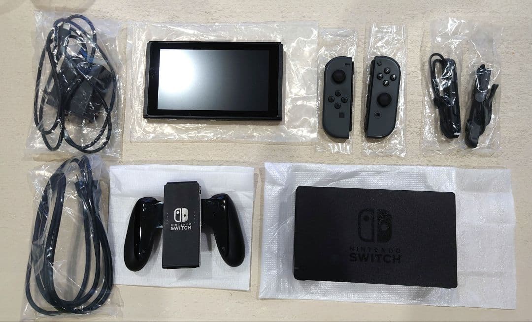 【美品】【箱あり】即日発送可 Nintendo Switch グレー 本体