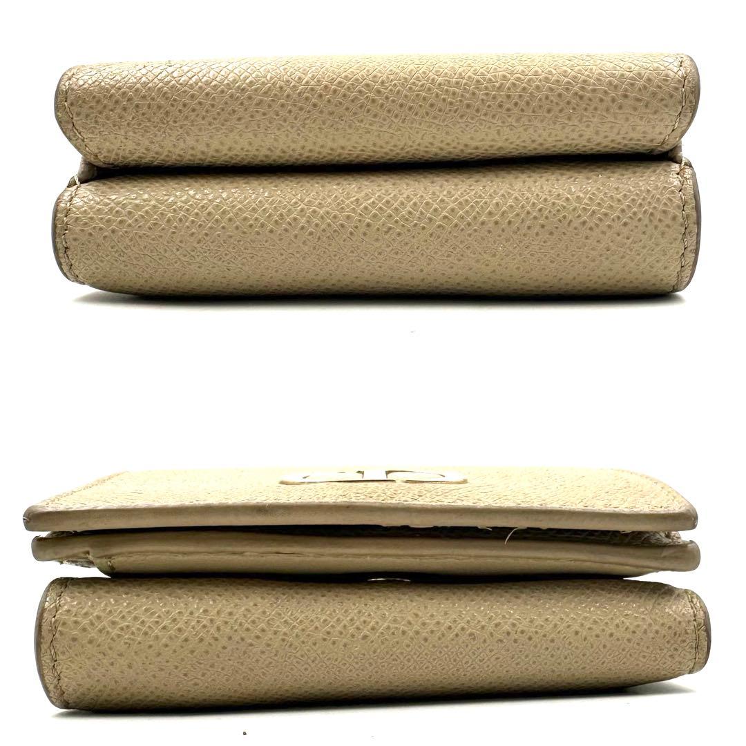 Christian Dior モンテーニュ ロータスウォレット 三つ折り財布