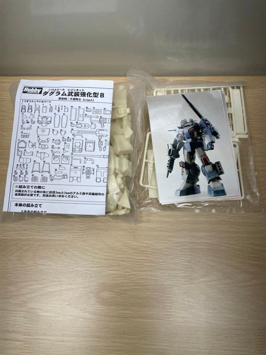 1/72スケールレジンキャストキット ダグラム 武装強化型B 未組み立て品