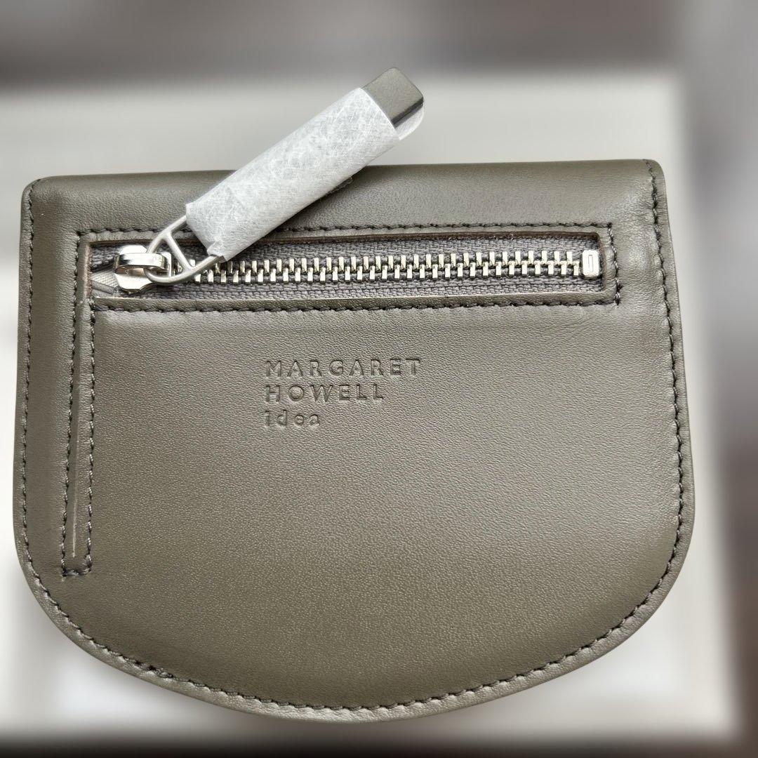 新品未使用　マーガレットハウエルアイデア　コンパクト２つ折り財布　グレー