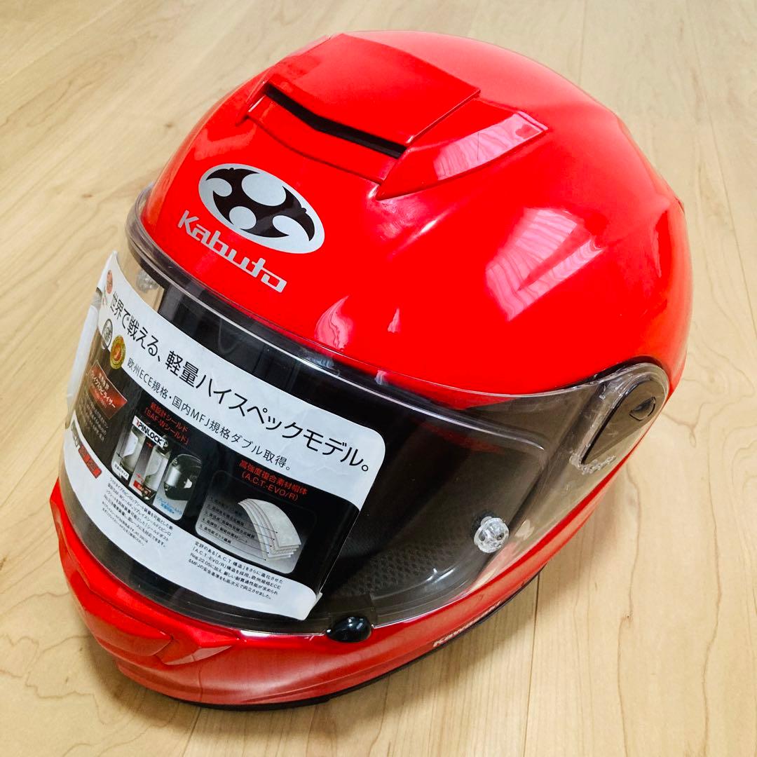 ★良品★Kabuto RT-33 レッド M size 57〜58cm