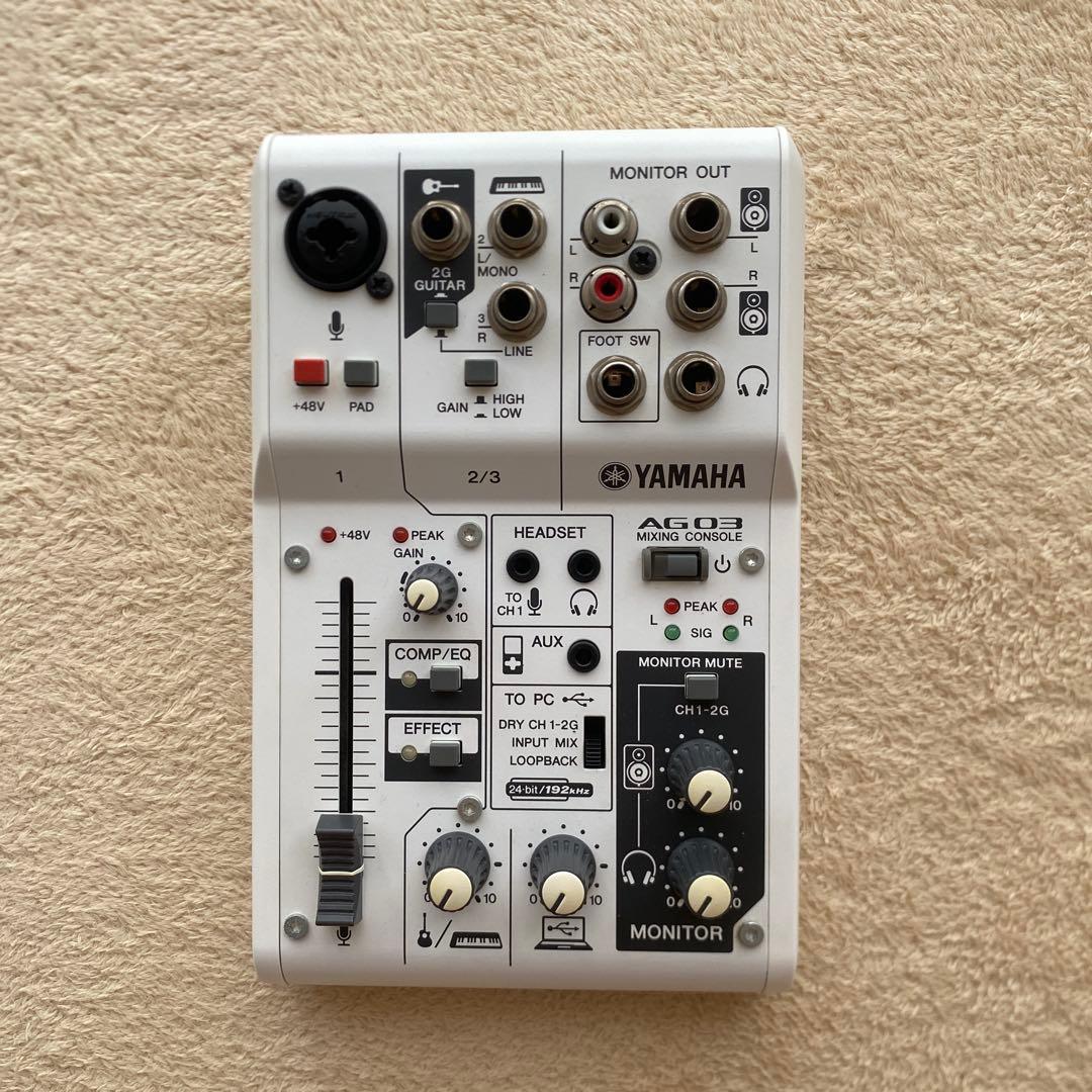 YAMAHA AG03 ミキシングコンソール 美品