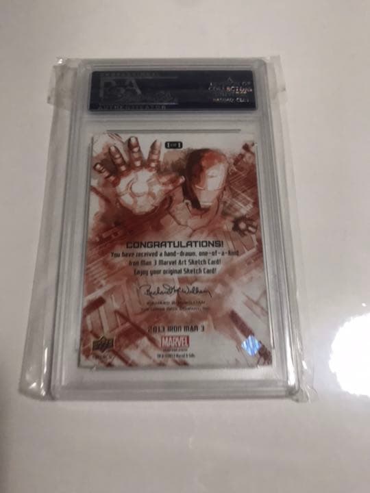 その他 2013 Iron Man 3 sketch Stan Lee signed