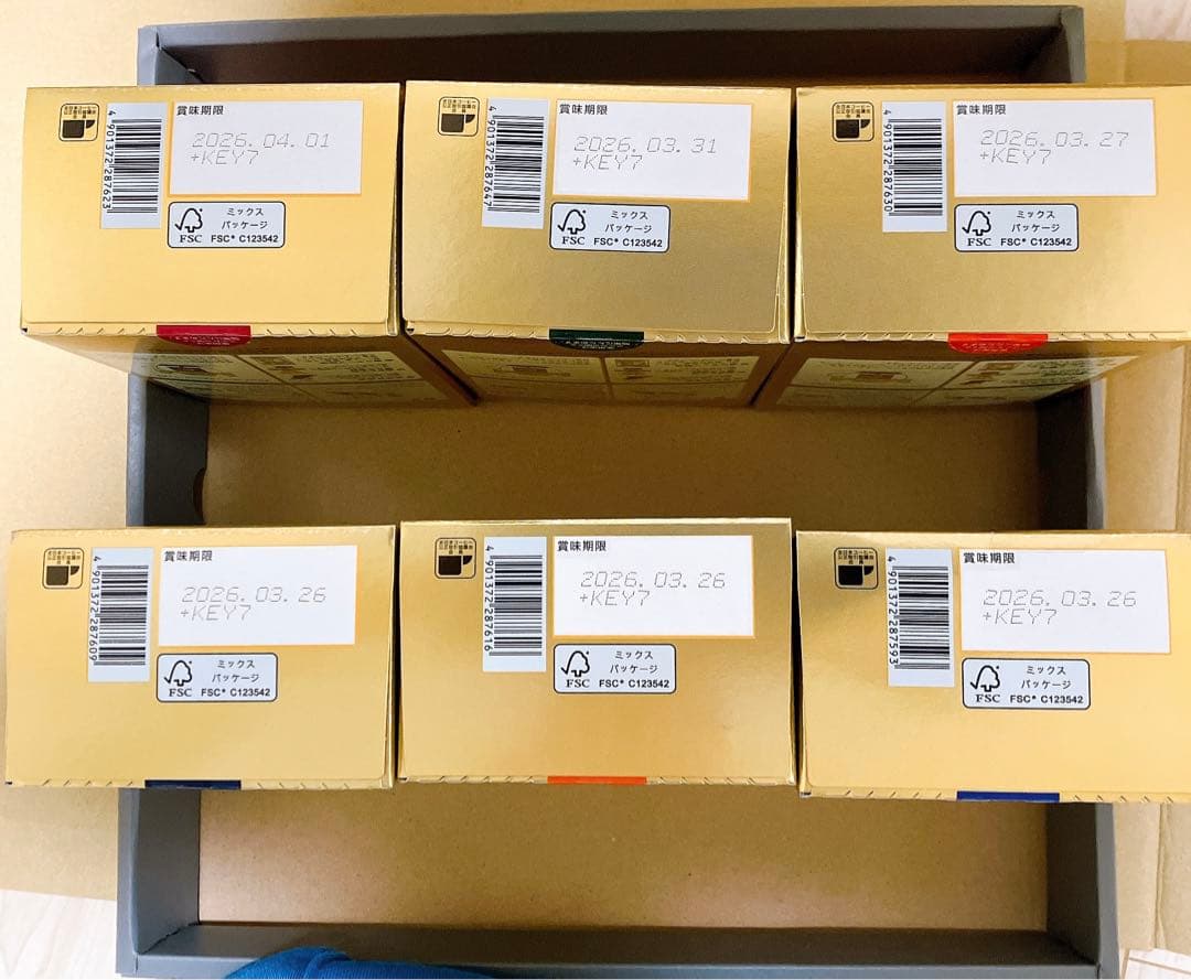 じゅりやん KDV-30Ｌキーコーヒードリップオンギフト6種5cups4箱