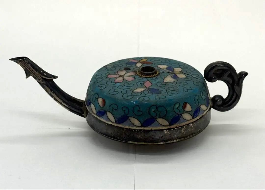 時代　純銀　七宝焼　水滴　重さ122g 送料込み260115