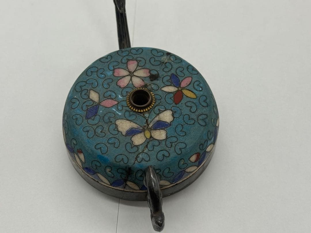 時代　純銀　七宝焼　水滴　重さ122g 送料込み260115