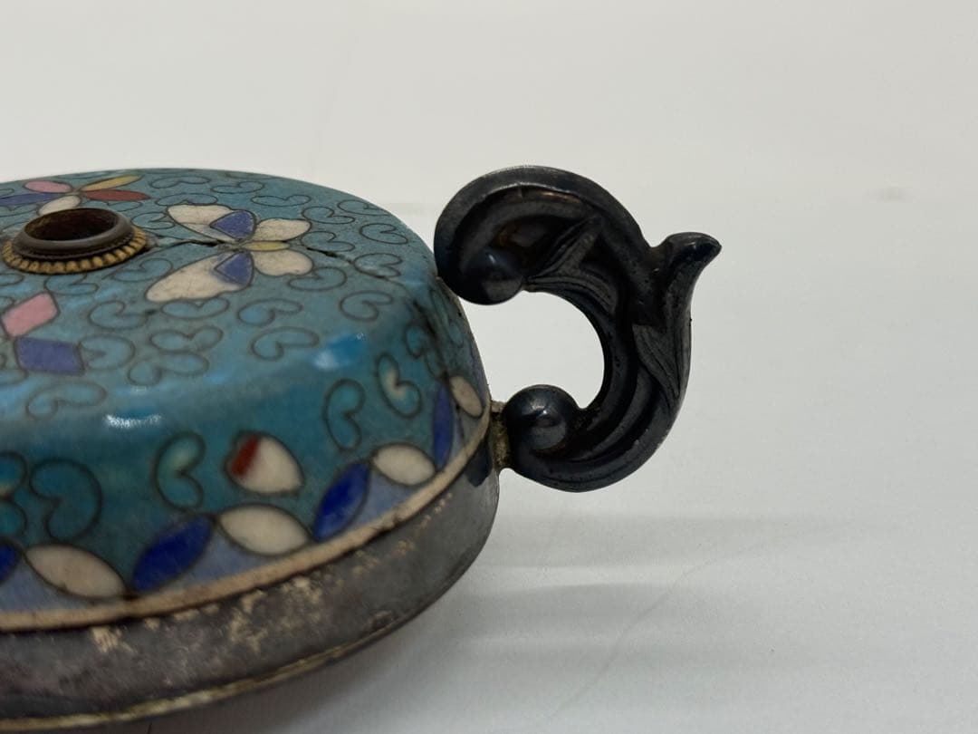 時代　純銀　七宝焼　水滴　重さ122g 送料込み260115