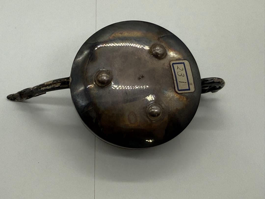 時代　純銀　七宝焼　水滴　重さ122g 送料込み260115