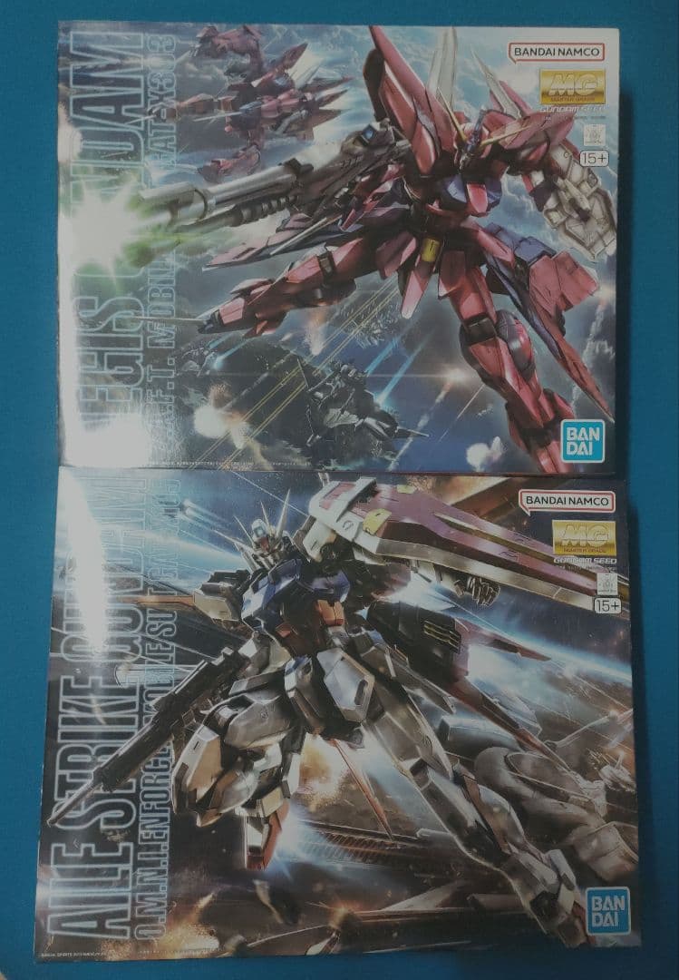 MG エールストライクガンダム　イージスガンダム