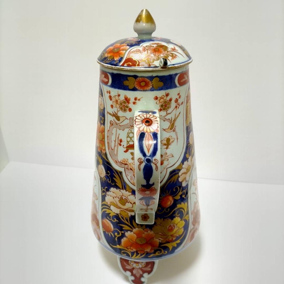 古伊万里 色絵菊花文ワインポット １７世紀 柿右衛門様式